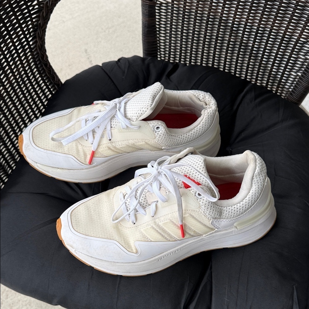 adidas White and Red Women's Sneakers